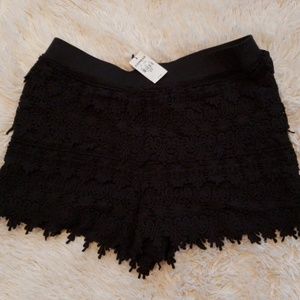 Express Womens Crochet Shorts